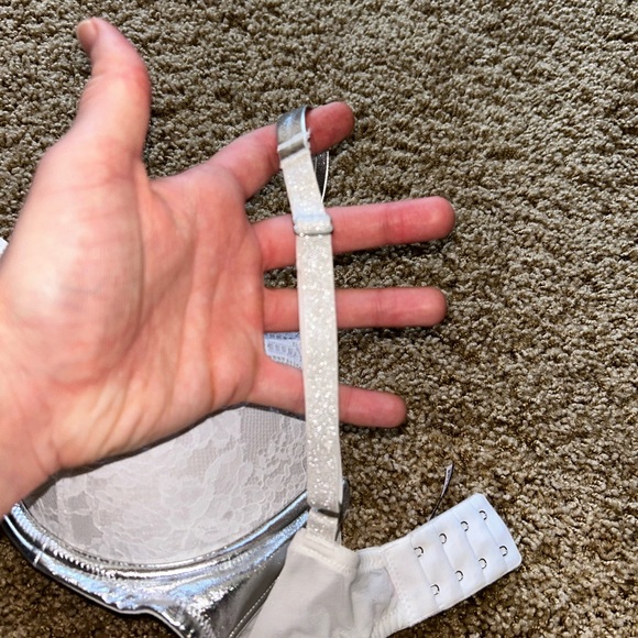 Dream Angels Bra, silver & white - Picture 3 of 8